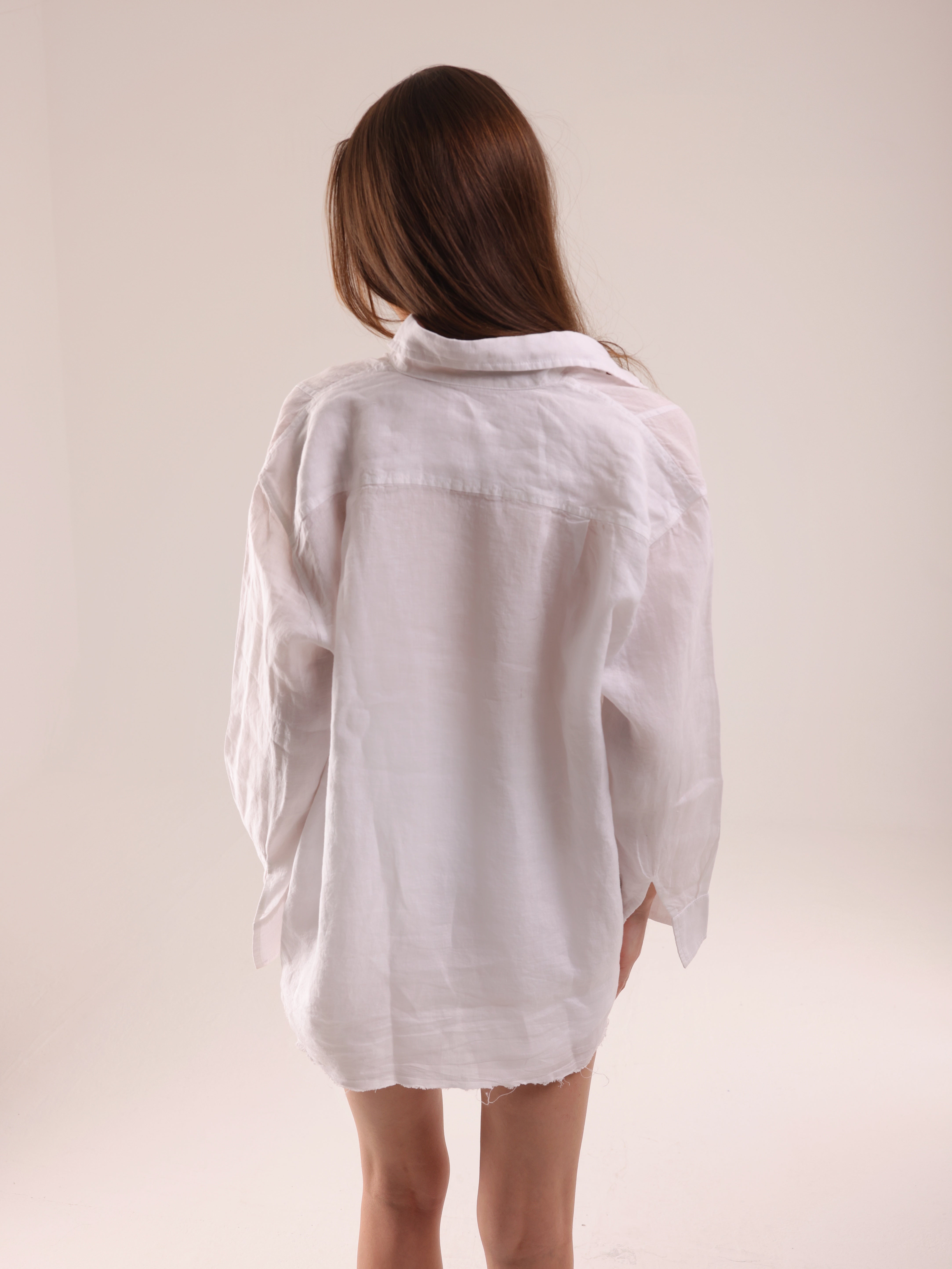 100% Linen Red Threads shirt