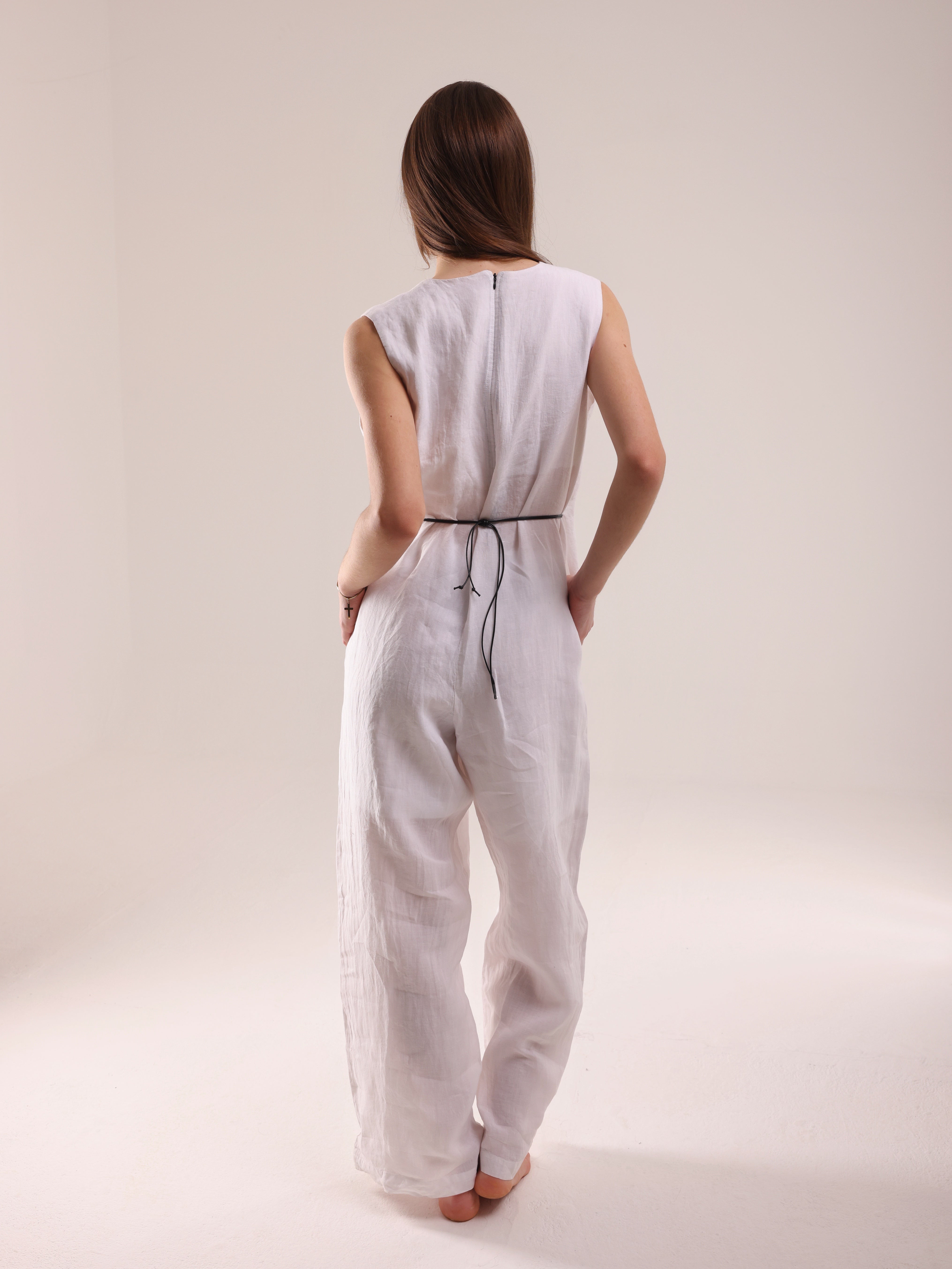 100% Linen  jumpsuit