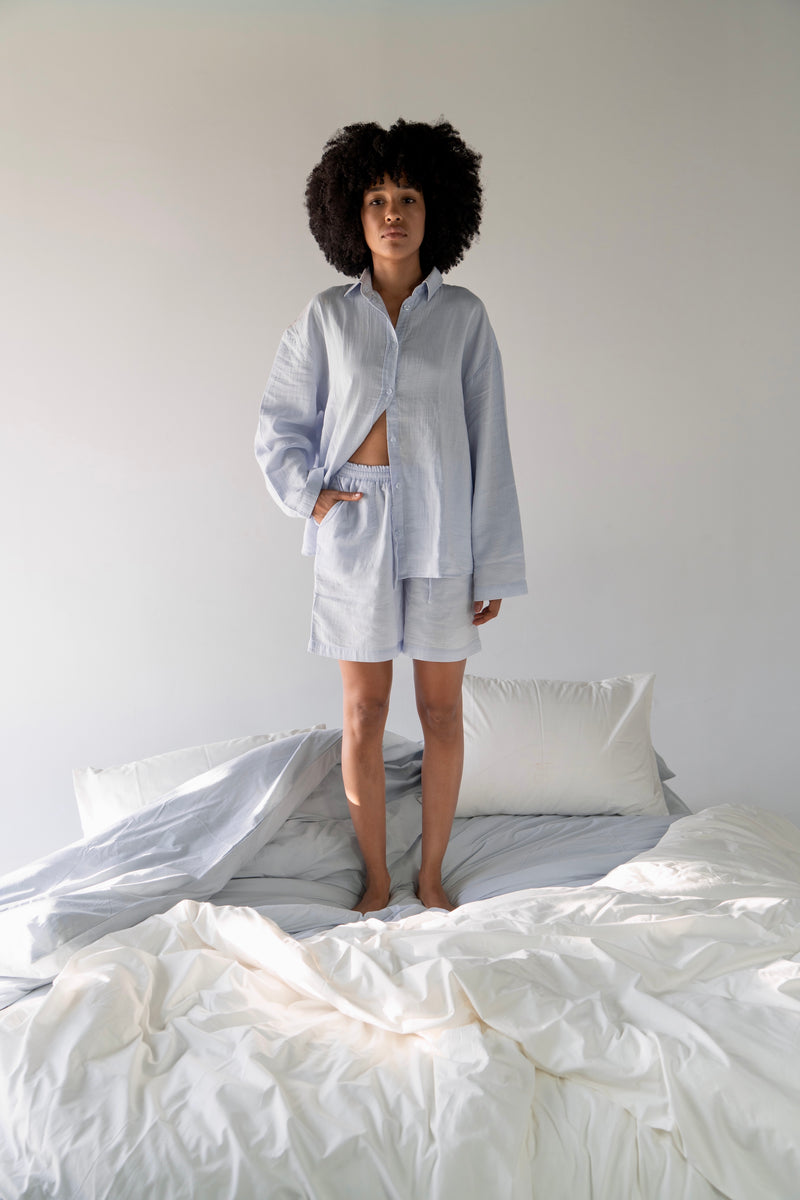 Bubbles Lounge wear Set with shorts – Lilly Home