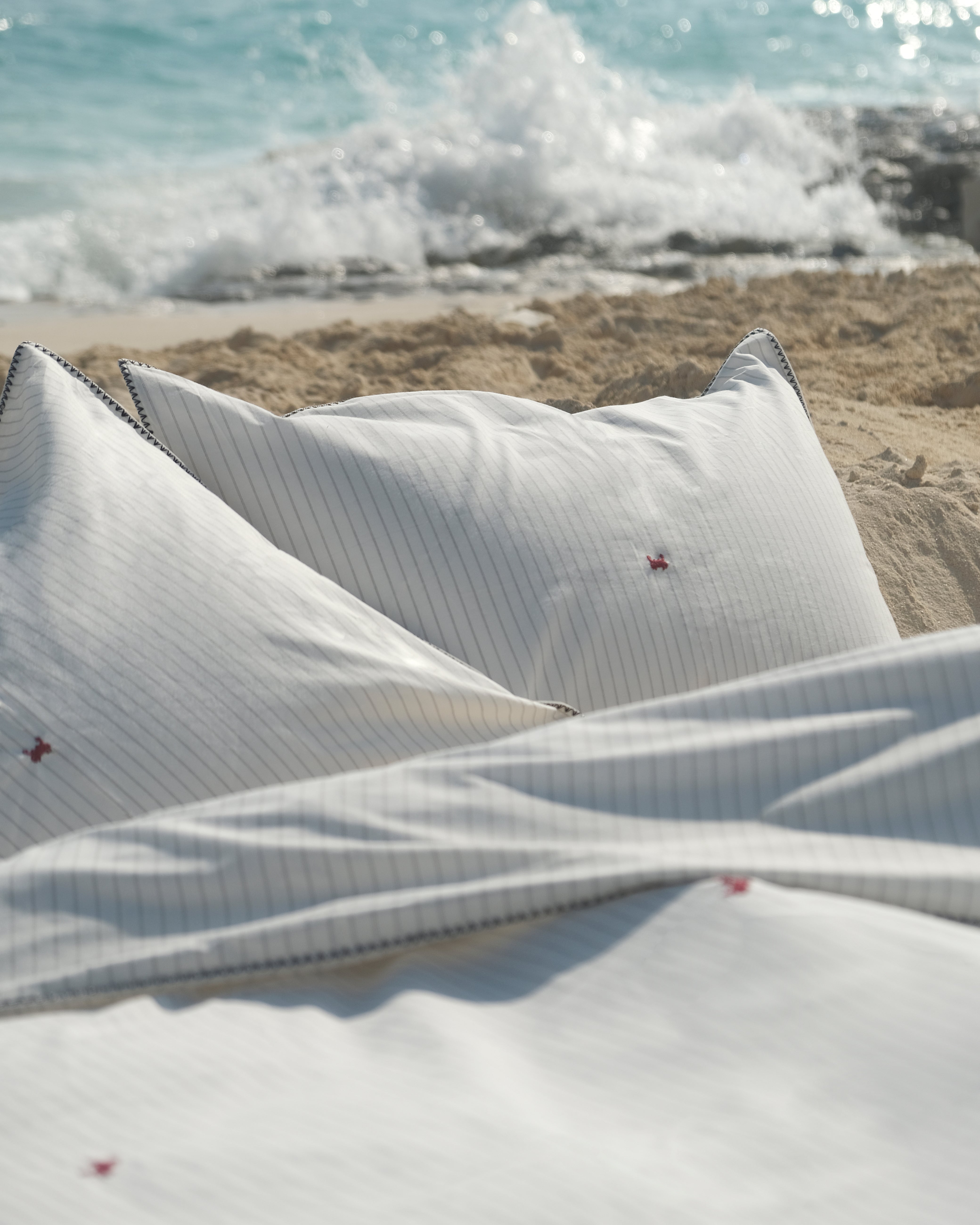 Crab Feston Duvet cover