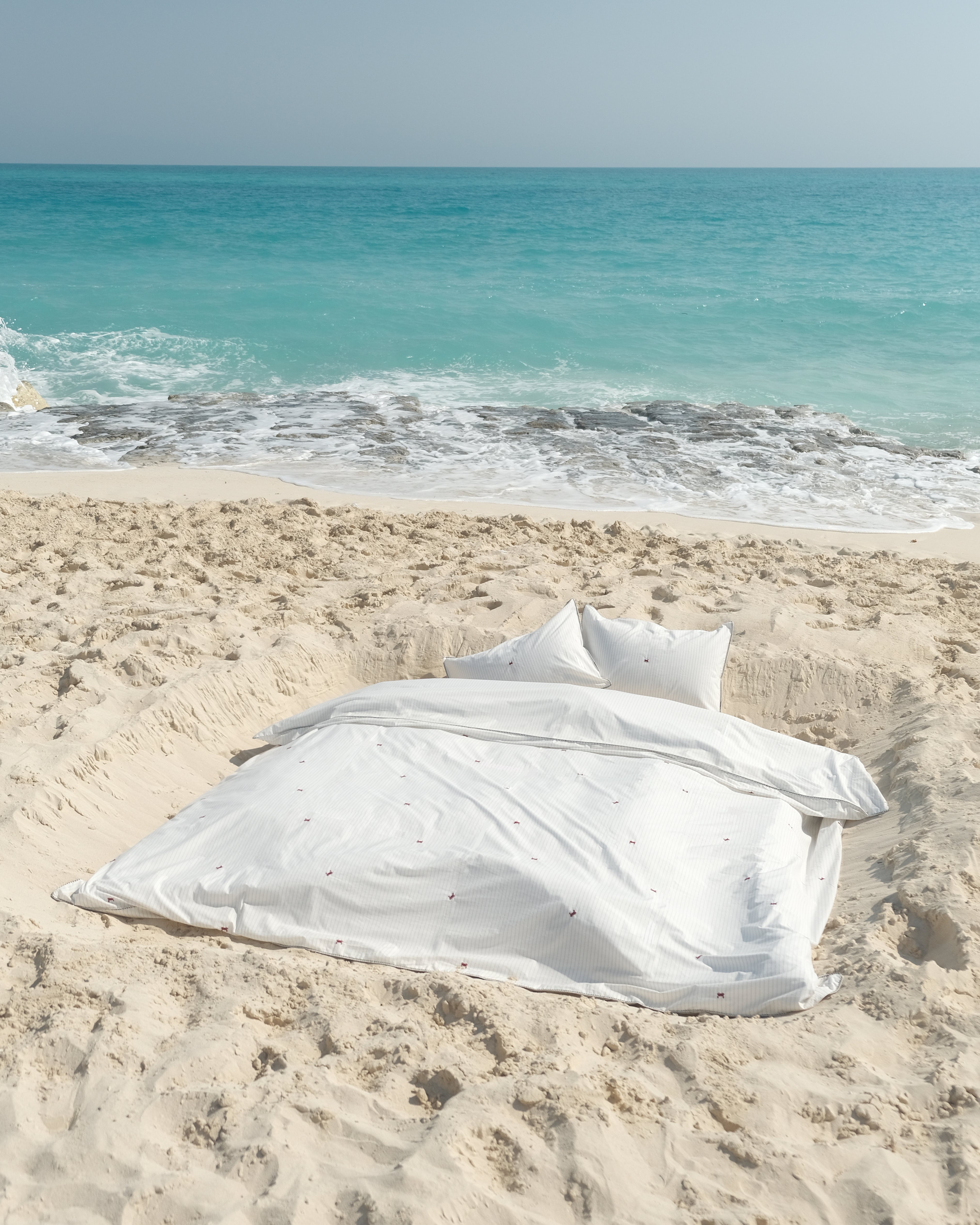 Crab Feston Duvet cover