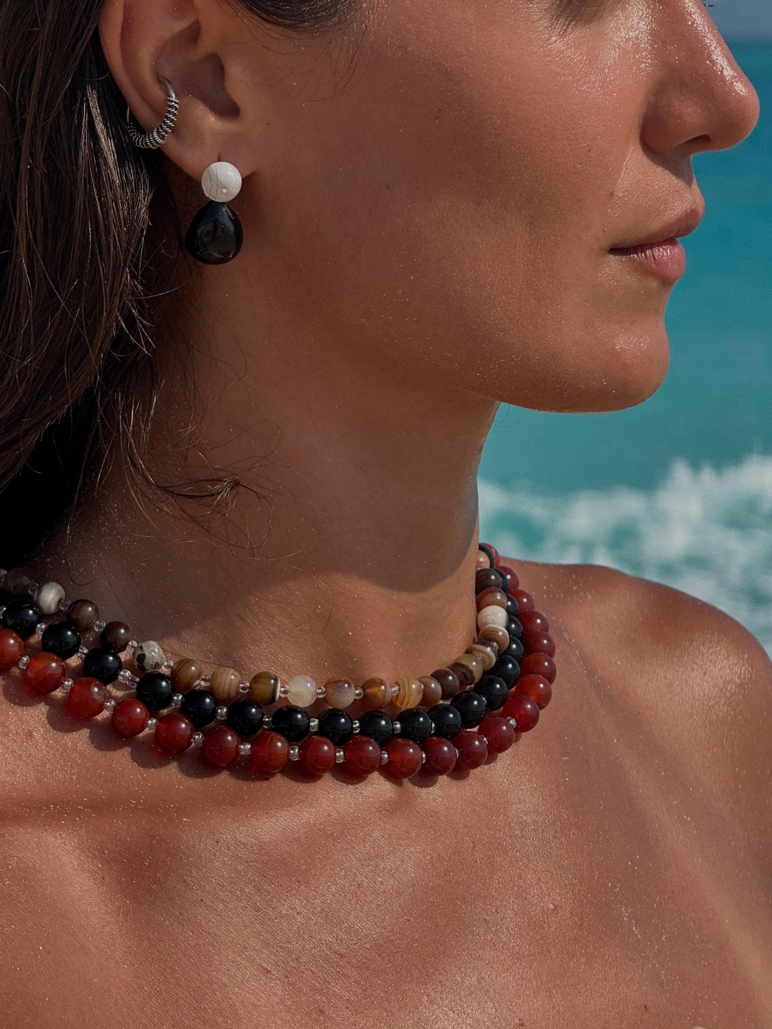 Stone Beaded Necklace