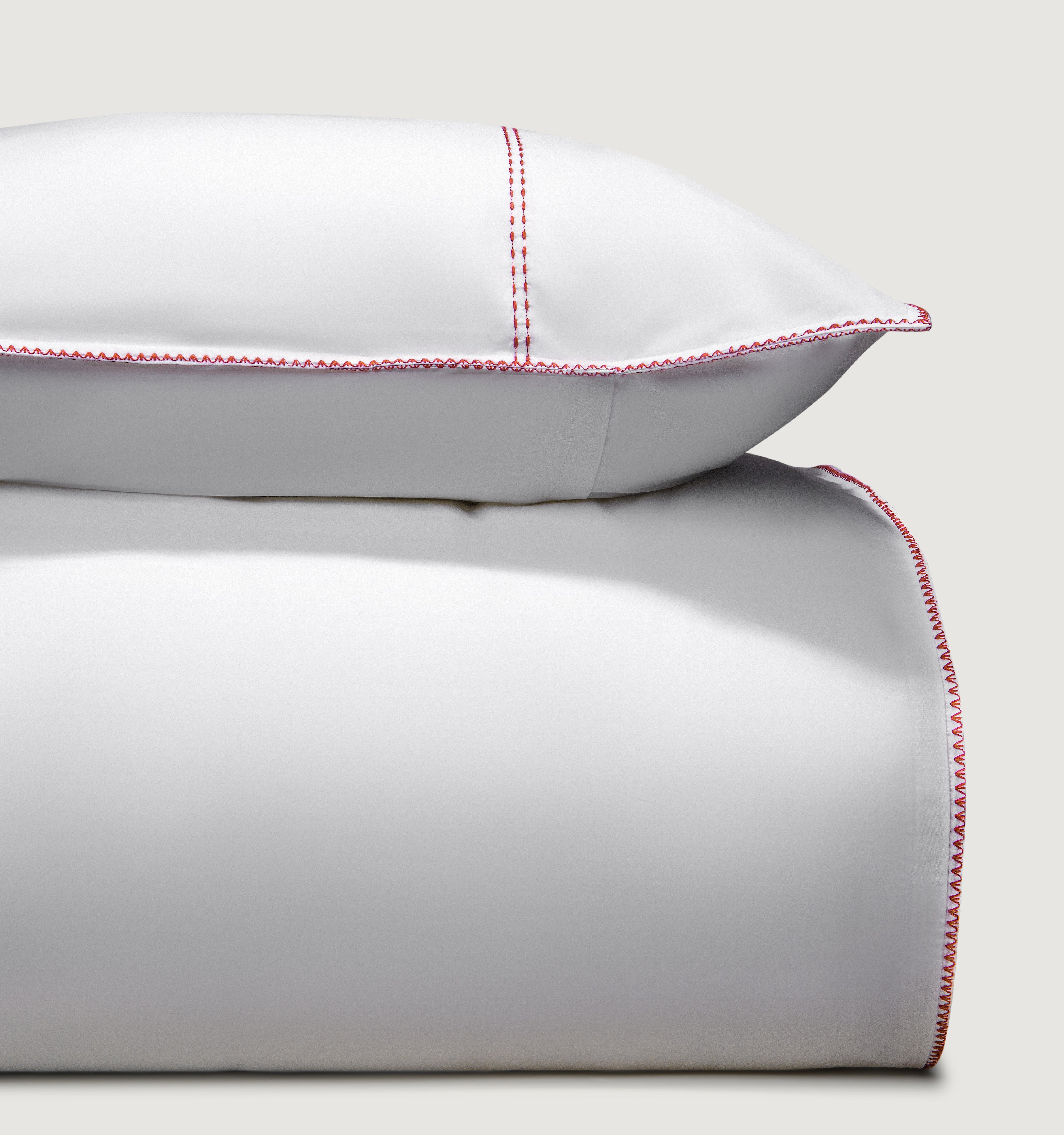 Red Feston Duvet cover