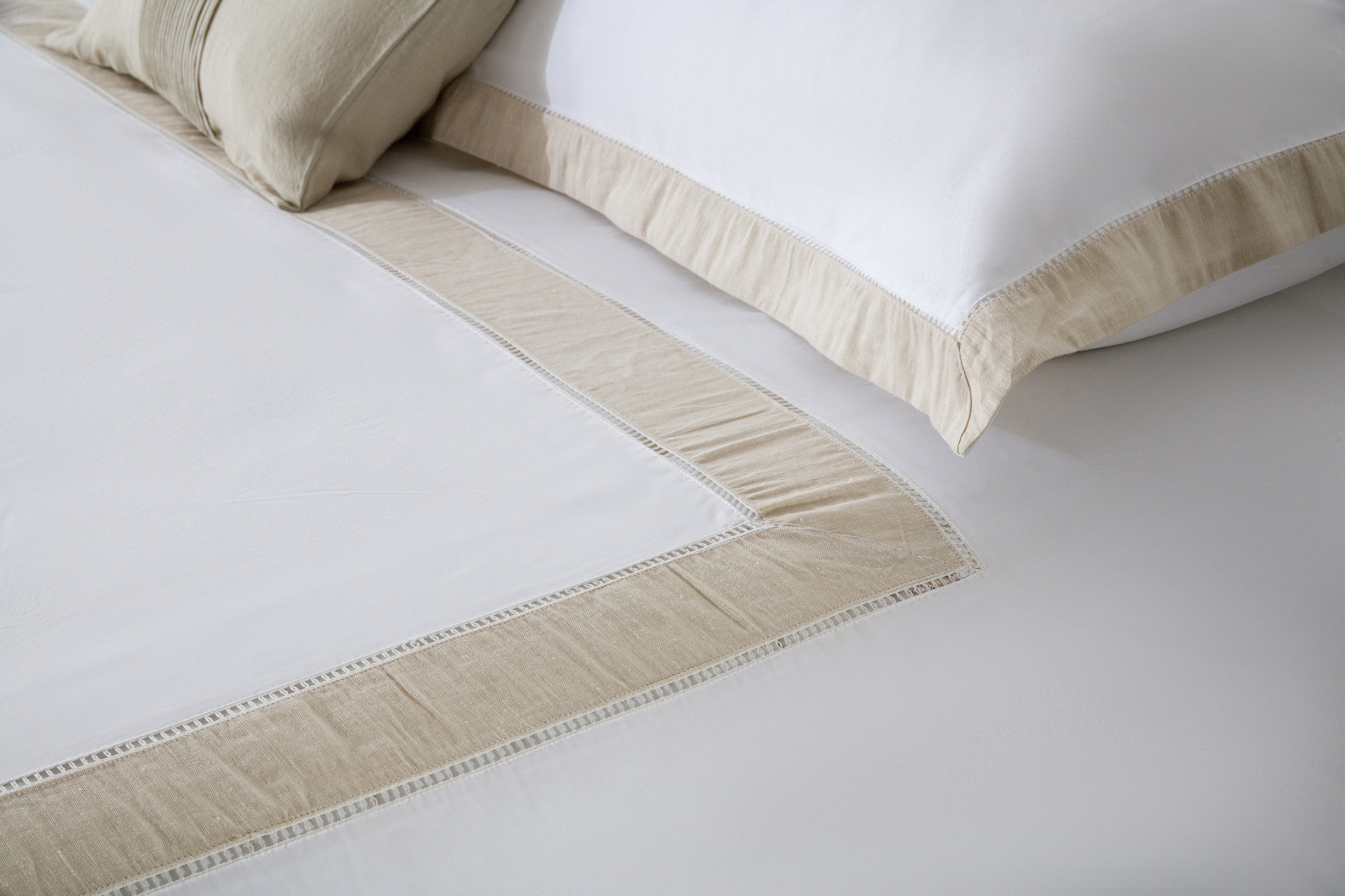 Linen border Duvet cover