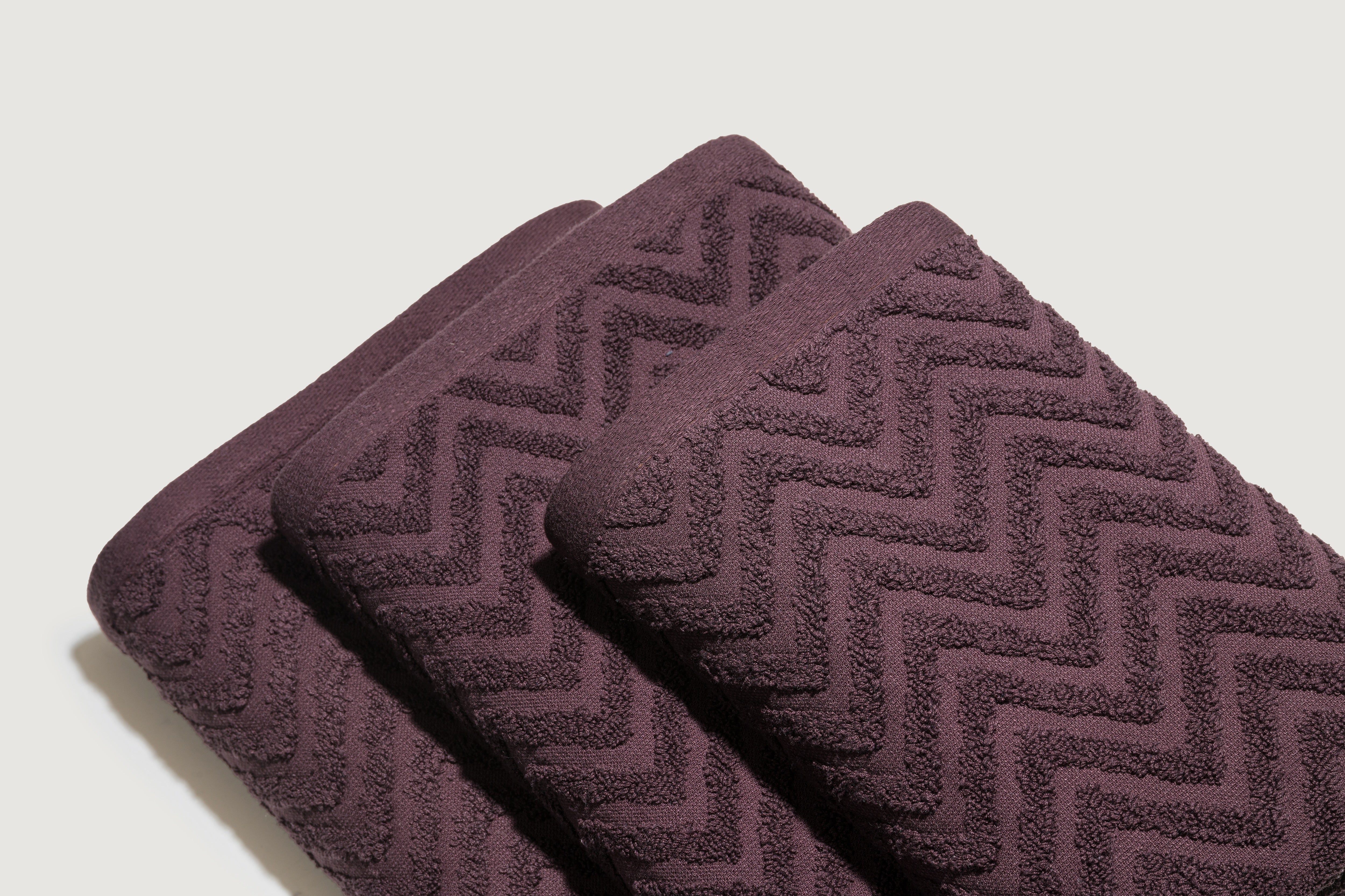 Zigzag Jacquard Towel