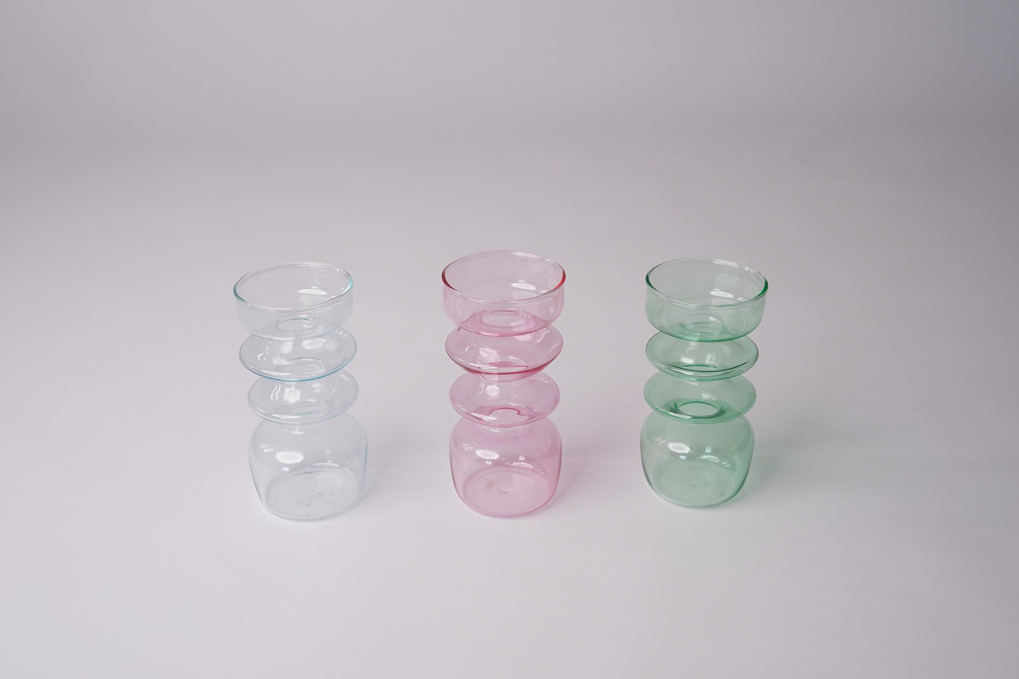 Retro cup glass vase