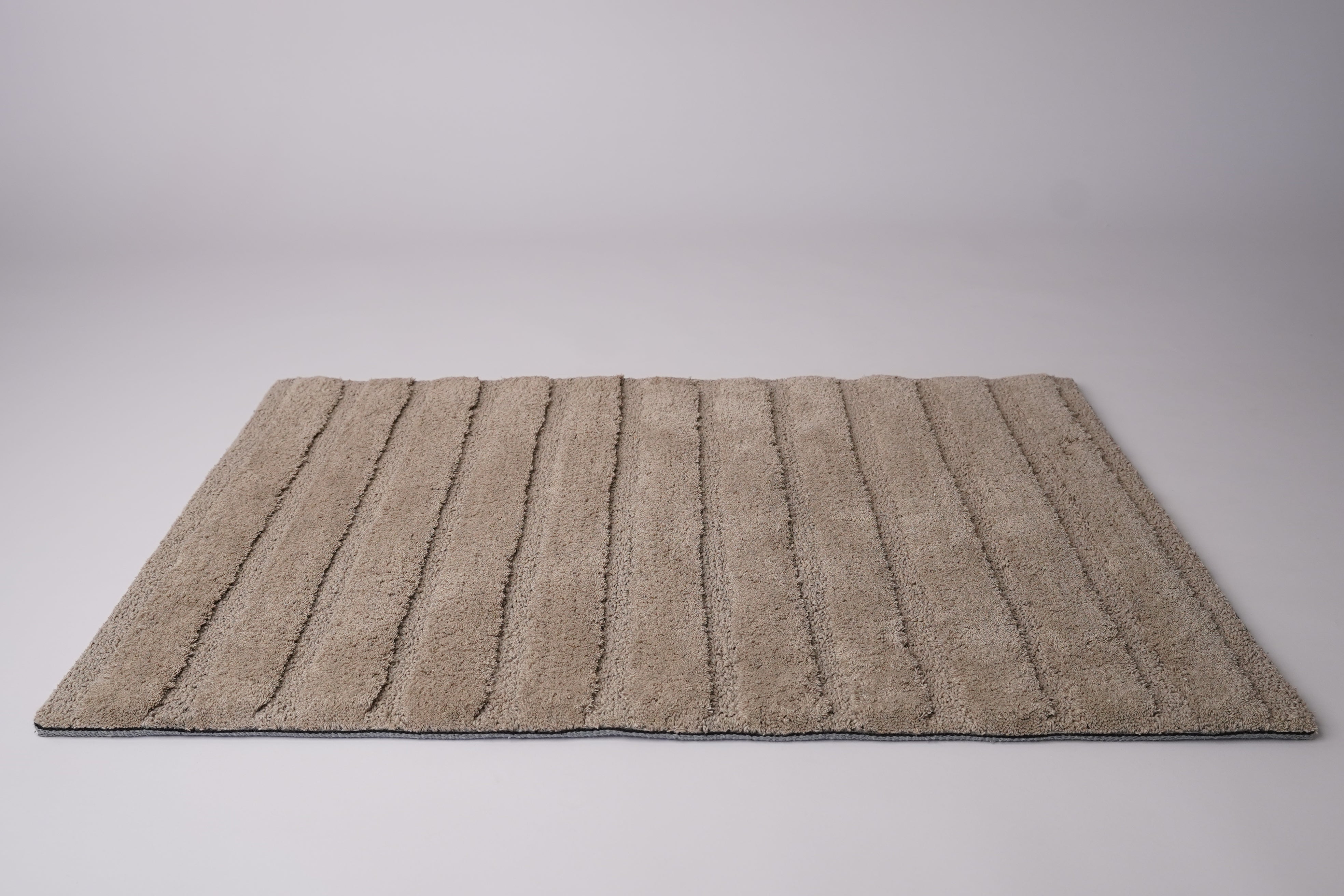 Striped Bath mat (Aqua)
