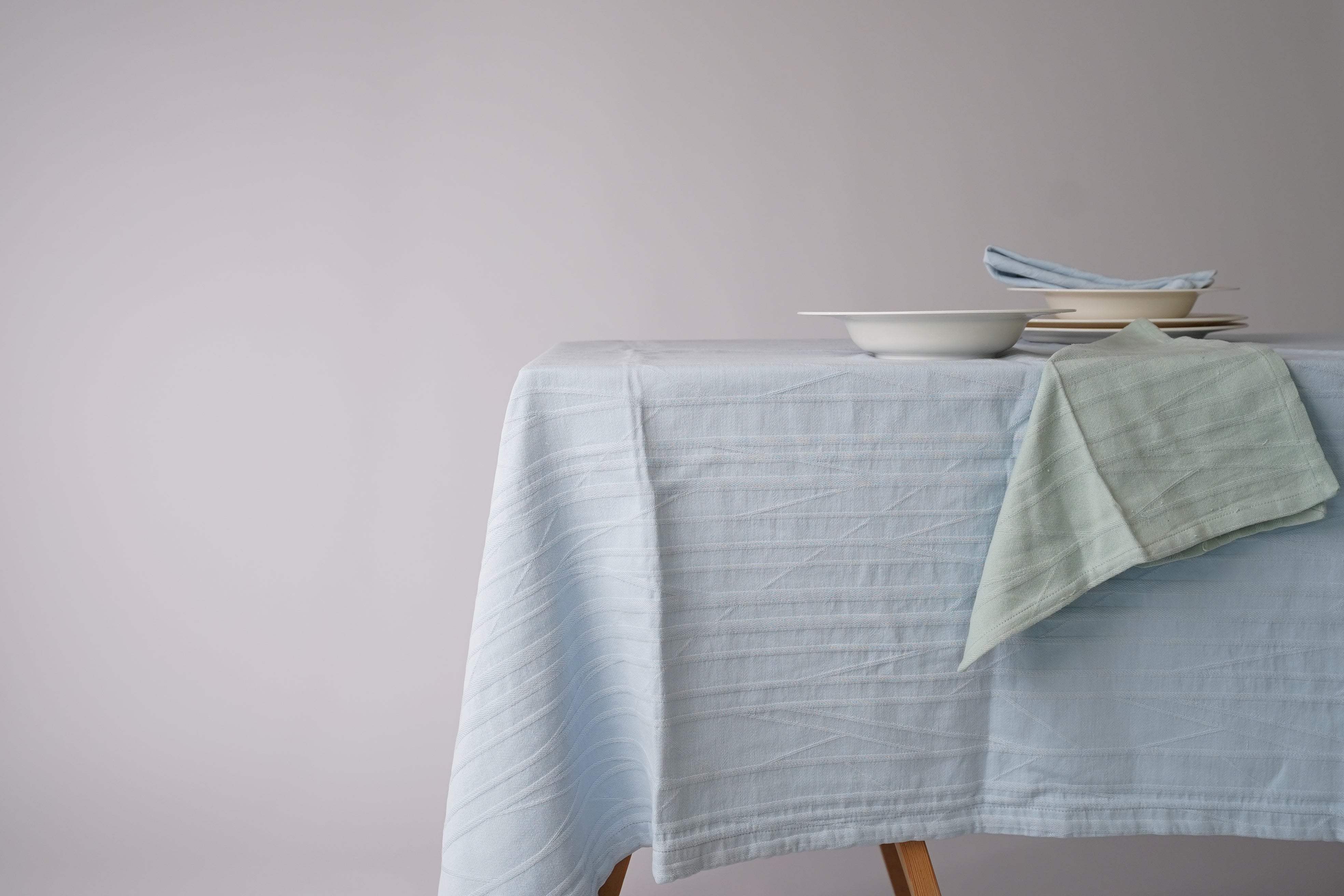 Japandi Lines Table linen