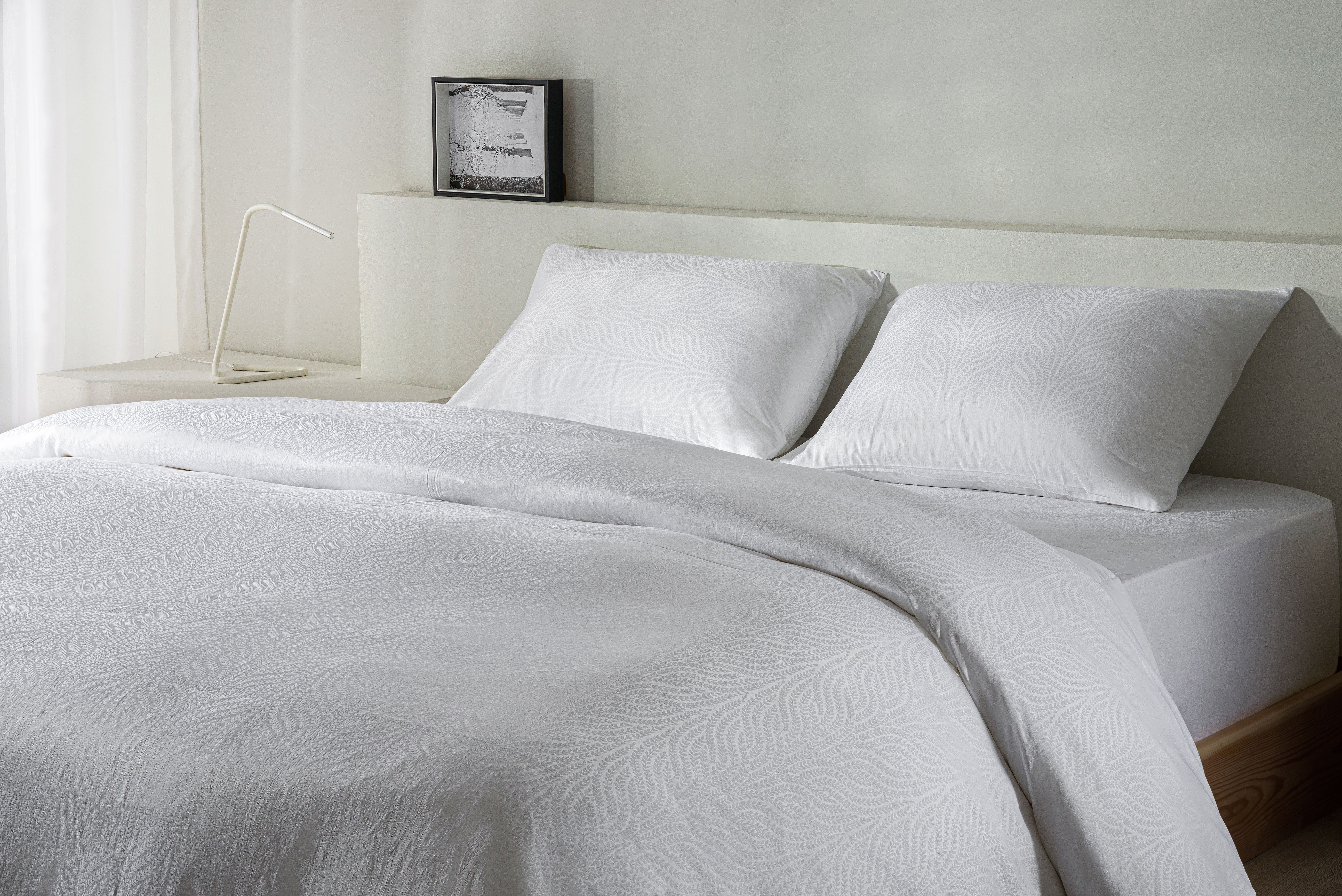 Jacquard 800 TC Leaves Duvet cover